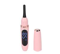 Jelquix Electric Eyelash Curler Intelligent Temperature Control USB Rechargeable Heated Eyelash Curler for All Skin Types 5.1" Long (Pink)