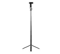 Jelquix Extendable Selfie Stick Tripod, 4 Leg Stand with Rechargeable Remote for Cell Phones Action Cameras, 21.7 to 135cm Aluminum Alloy Tripod Compatible with DSLR