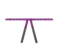Jelquix Eyebrow Shaping Tool Durable Ruler for Accurate Eyebrow Makeup, Purple for Artists and Makeup Enthusiasts, Alloy 5.5 X 2.8inch (Purple)