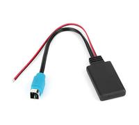 Jelquix Fit for Alpine AUX-IN Adapter KCE-237B Wireless Cable for CDE-W203Ri IDA X303 X305 X301, 4.1 Car Connector for CDA-9852/E, Auto Adapter ABS Material