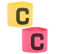 Jelquix Football Header Armband Elastic Nylon for Exciting Game Football Soccer Running,10Pcs Yellow Pink C Word Armband for Sports Trends (Pinkish)