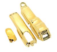 Jelquix Hair Clipper Cover Stylish Electroplated Replacement Shell for 8418 8591 Comfortable Grip Eco-Friendly Material 4 Colors Available (Golden)