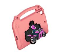 Jelquix Hard Case for IOS Tablet 10.2" / Air3 / Pro 10.5", Heavy Duty Tablet Protective Cover with Kickstand and Carry Handle, Shockproof & Lightweight (Pink)