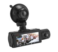 Jelquix High Definition Car Dash Camera with Triple Lens and G Sensor for Maximum Security and Surveillance on the Road