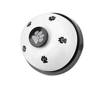Jelquix Interactive Cute Cartoon Pet Bell for Dog Cat Training Toy Iron Durable 4 * 7cm White/Blue/Pink/Red/Yellow (White)