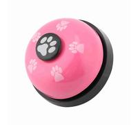 Jelquix Interactive Cute Cartoon Pet Bell for Dog Cat Training Toy Iron Durable 4 * 7cm White/Blue/Pink/Red/Yellow (Pink)