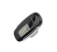 Jelquix Jelquix Step Counter Large LCD Screen USB Rechargeable for Men Women Kids, Portable Pedometer for Walking, Plastic, 1pc (White) (Black)