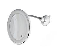 Jelquix LED Makeup Mirror 10x Magnification Adjustable Brightness for Contact Lenses, Eyebrow Painting, and More | Three Light Colors Cosmetic Mirror for Detailed Makeup