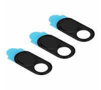 Jelquix Metal Lens Cap Camera Privacy Sticker Webcam Cover for Smartphone Tablets, Thin Webcam Protect for Cyber Security, Suitable for All Devices (Black)