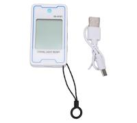 Jelquix Mini Digital Light Meter with Temperature Humidity Display, Type C Charging Light Meter, 0.1-999900 Lux with Portable Design, Ideal for Plant Monitoring & Photography (SK-8101)