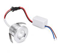 Jelquix Mini Recessed COB Spotlight LED, Compact Aluminum Housing with Stable Heat Dissipation, Natural Light 4000K for Ceiling Cabinet Display