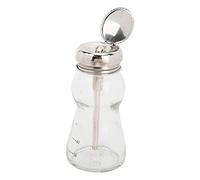 Jelquix Nail Polish Remover Pump Dispenser Bottle Portable Glass 100ml for Makeup Application