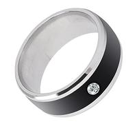 Jelquix NFC Smart Ring Multi-functional Elegant Design Magic Wearable Device for Personal Privacy Protection and Data Sharing (size13)