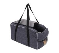 Jelquix Portable Armrest Booster Pet Carrier Multi-Functional for Camping and Travel Easy Clean Linen 19.29x8.27x9.84in