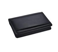 Jelquix Portfolio Padfolio, PU Leather Document Organizer with Zippered Enclosure & Refillable Writing Pad, Business Document Holder, Ideal & Office Workers