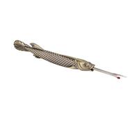 Jelquix Seam Ripper, 3-in-1 Stitch Unpicker Thread Remover Tool, Zinc Alloy & Stainless Steel, Vintage Metal Sewing Accessory with Red Dot Guard for Tailors, Quilters, Crafters | Compact (Antique