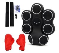 Jelquix Smart BT Music Boxing Machine, Electronic Punching Target with 10 Training Modes & Mode, 5 Volume Levels Built in Stereo Speakers Real Time Strike Counting (Parent Child Set)