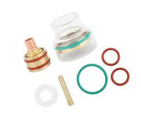Jelquix TIG Torch Kit High Visibility Welding Torch Accessories Provides Uniform Gas for WP9 WP20 Argon Arc Welding Perfect for Small Jobs Material:Glass,Copper,Rubber (2.4mm)