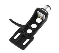 Jelquix Turntable Phono Headshell Mount Replacement with Oxygen Free Copper Lead Wires Suitable for Various Phono. Universal Headshell Mount with Colour Coded Leads for Better Sound Quality Easy