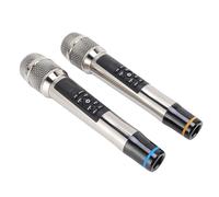Jelquix Wireless Microphone with Reverb, Professional Dynamic Microphone Set, Bidirectional Frequency Encryption Mic, Ideal for Home Theater, Outdoor Singing & Speaker