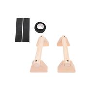 Jelquix Wooden Parallettes Bar, Multifunctional Push Up Stand, Exercise Bar for Strength Training, Ideal for Men, Beginners & Advanced Athletes (30cm)