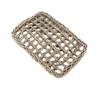 Jelquix Woven Seagrass Rabbit Chew Mat - Safe Activity Mat for Small Rodents, Ideal for Bunnies, Hamsters & Chinchillas - 1 Piece