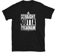 JELU Graphic Bloodborne Straight Outta Yharnam T Shirt Black(X-Large)