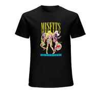 Jem and The Hologram Poster Rock Concert T-Shirt Man's Fashion Cotton Black Clothes XL