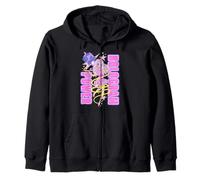 Jem And The Holograms Hologram Power Jem & Shana Chibi Look Zip Hoodie