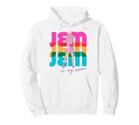 Jem And The Holograms Jem Is My Name Colorful Silhouettes Pullover Hoodie
