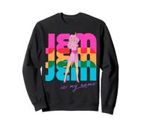 Jem And The Holograms Jem Is My Name Colorful Silhouettes Sweatshirt