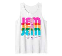 Jem and The Holograms Jem is My Name Colorful Silhouettes Tank Top