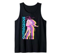 Jem and The Holograms Truly Outrageous Jem Silhouettes Retro Tank Top