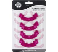 JEM Celebration Banner Cutters, Set of 4, for Cake Decorating