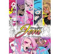 Jem Coloring Book: Glamorous Singer Coloring Pages with Music Group Characters, Stylish Outfits, and Creative Performance Illustrations for All Ages
