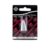JEM Drop Flower Piping Nozzle no. 107, Silver