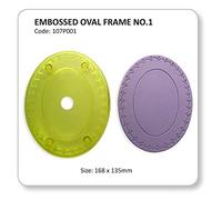 JEM Embossed Oval Frame Cutter No. 1