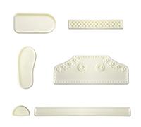 JEM High Cut Sneaker Cutters, Set of 6, White