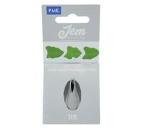 JEM Large Leaf Piping Nozzle no. 115, Silver