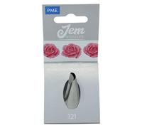 JEM Large Petal / Ruffle Piping Nozzle no. 121, silver