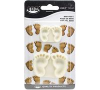 JEM "Pop It" Baby Feet Shaped Mould for Cake Decorating, Set of 2, Large / Small sizes