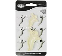 JEM "Pop It" Ghost Shaped Mould for Cake Decorating, Large/Small, Set of 2, Off-white