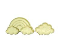 JEM Pop It - Rainbow Shaped Mold for Cake Decorating, Small & Large Sizes, Set of 2