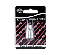 JEM Serrated Ruffle Piping Nozzle no. 86, Silver