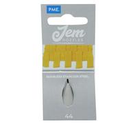 JEM Small Plain Basketweave Piping Nozzle no. 44, Silver