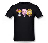 Jem T Shirt Lil Cuties Eighties Ladies T-Shirt Beach Male Black M