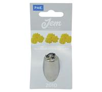 JEM Triple Star Piping Nozzle no. 2010, Silver