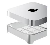 JEMACHE Desktop Dust, Air Filter Stand for Mac Studio Max/Ultra, Mac Mini M1 M2 Pro (Silver)