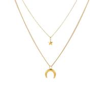 Jemant Moon Necklace For Men Women Silver Stainless Steel Hippie Hip Hop Kpop Punk Chain Crescent Moon Necklace Birthday Christmas Gift For Him