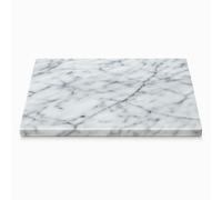 JEmarble Pastry Board 12x16 inch with Non-Slip Rubber Feets for Stability Perfect for Keep the Dough Cool and Chocolate Tempering(Premium Quality) White